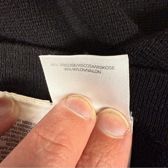 Jones New York Black Pink & White Stretch Knit Pencil Skirt Plus Size 2X - Picture 6 of 6